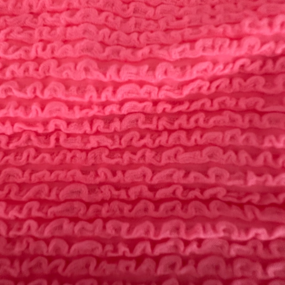 Vibrant Pink Textured Bikini Bottom - Picture 2 of 3